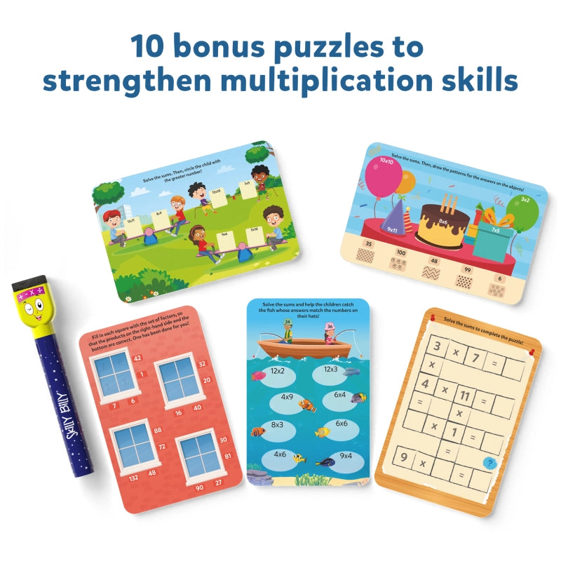 Skillmatics Science Snippets Animals Multiplication flash cards