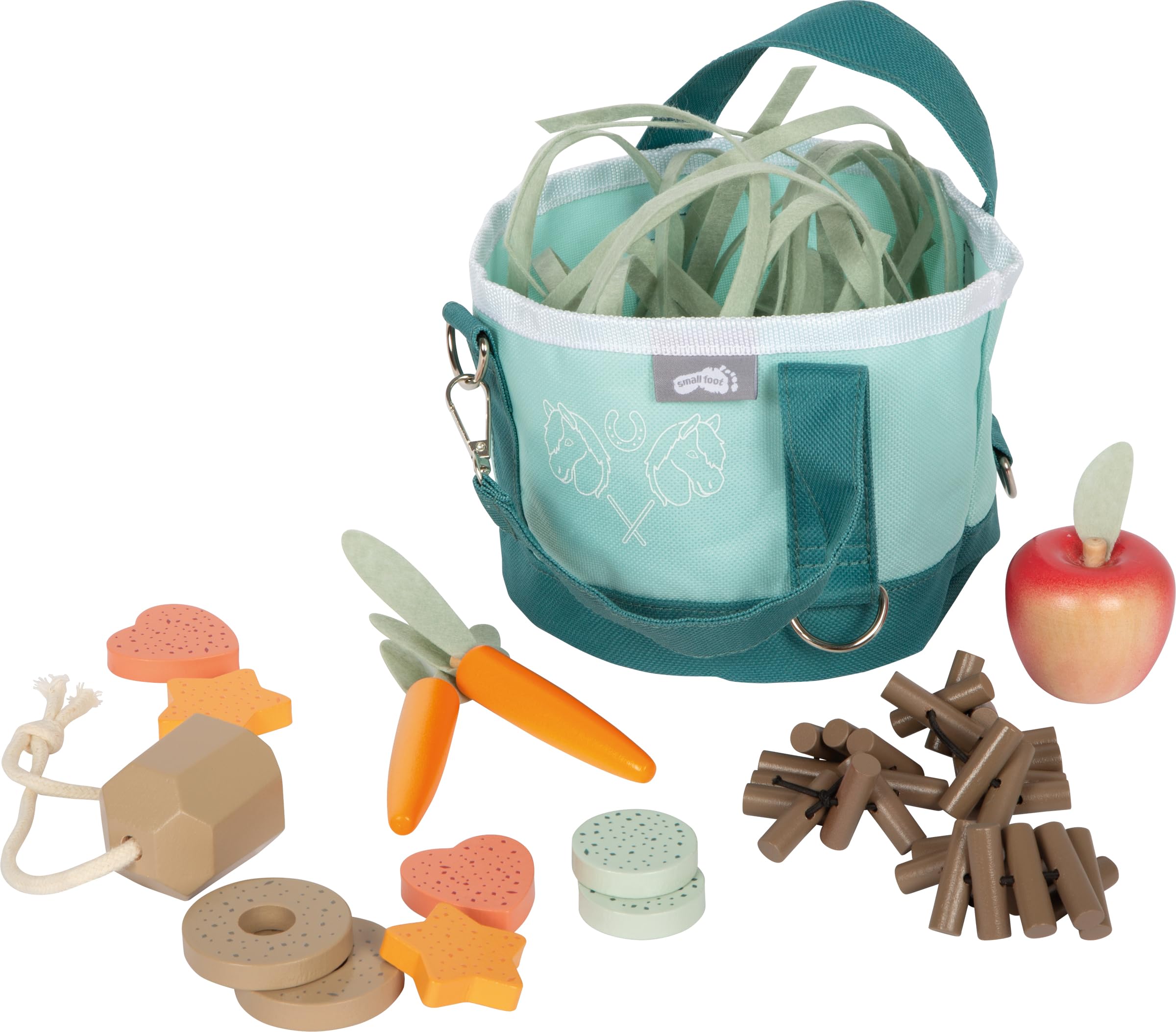 smallfoot Cavalli set mangime gioco ruolo con borsa