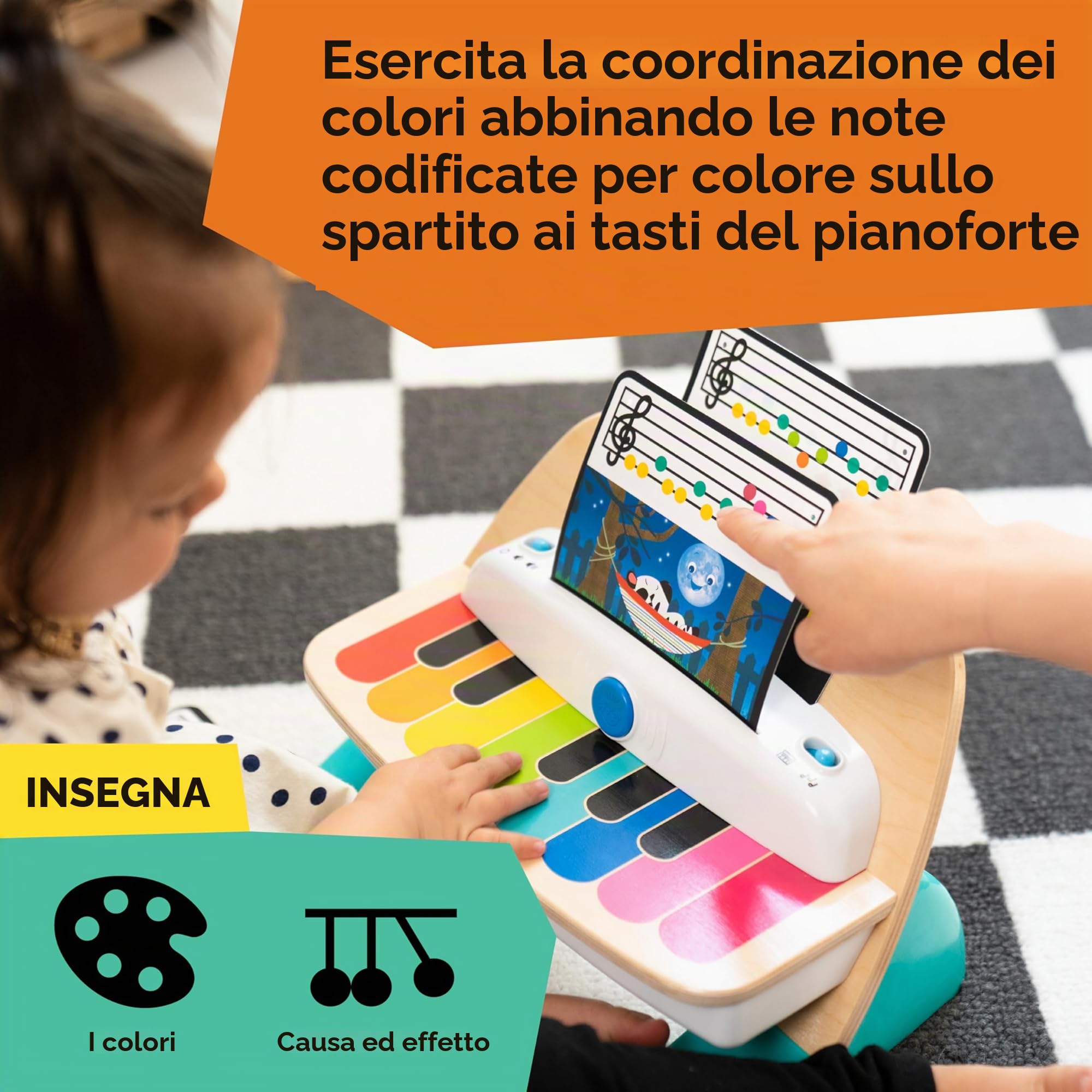 Baby Einstein Magic Touch pianoforte legno 6 mesi