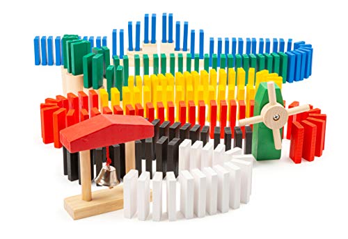 smallfoot 11402 Domino Rally domino legno 490 pezzi