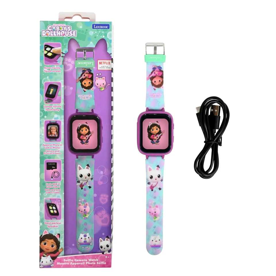 Lexibook Gabby's Dollhouse DMW070GDH orologio bambini rosa