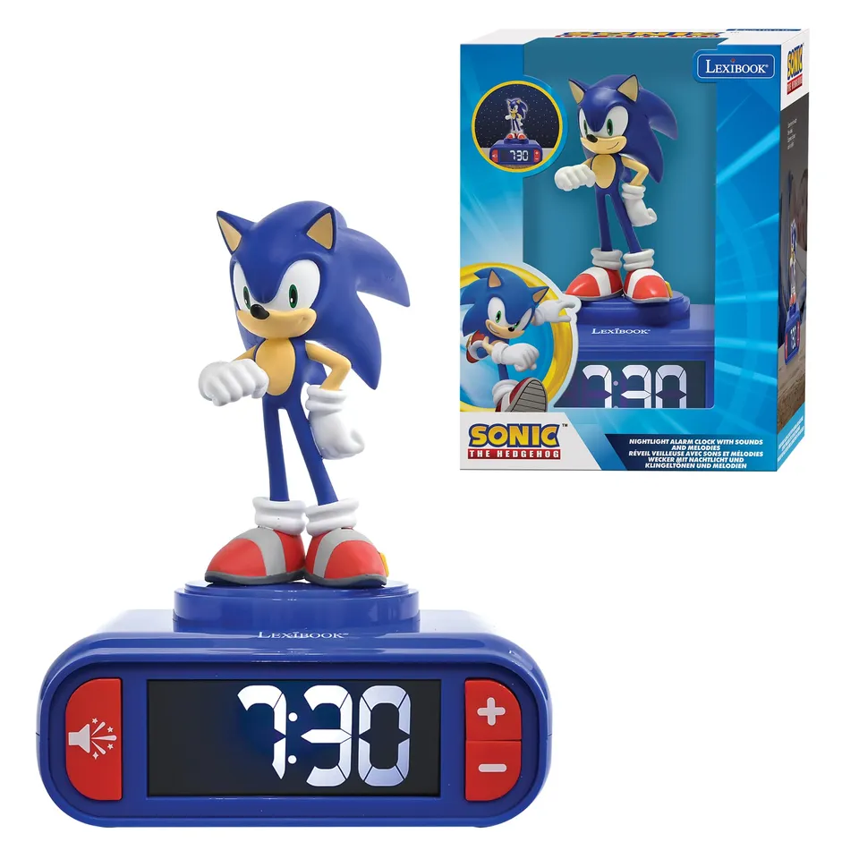 Lexibook Sonic RL800SN sveglia luce notturna blu