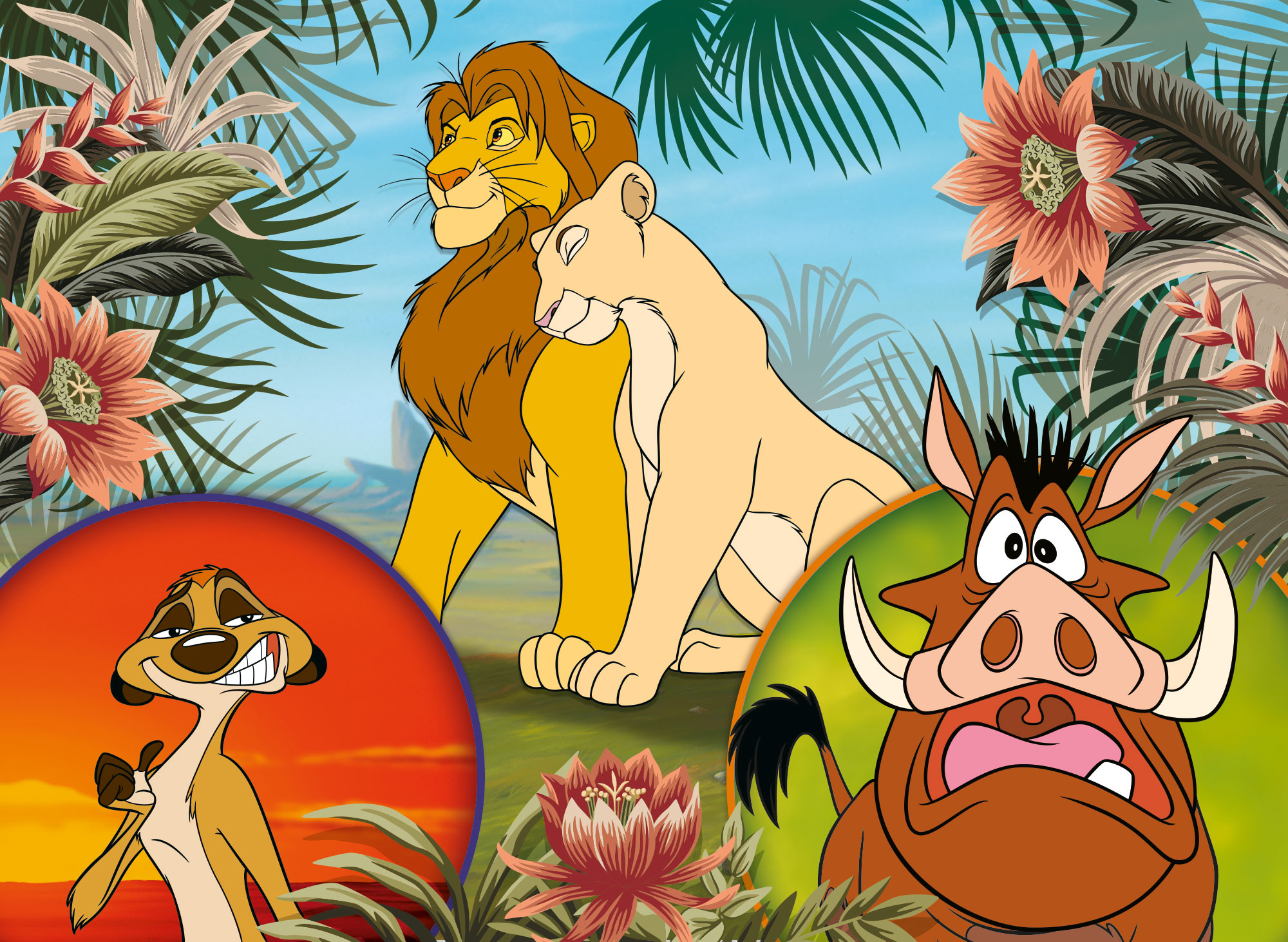Lisciani Disney Eco-Puzzle Mini Df 24 Lion King da colorare