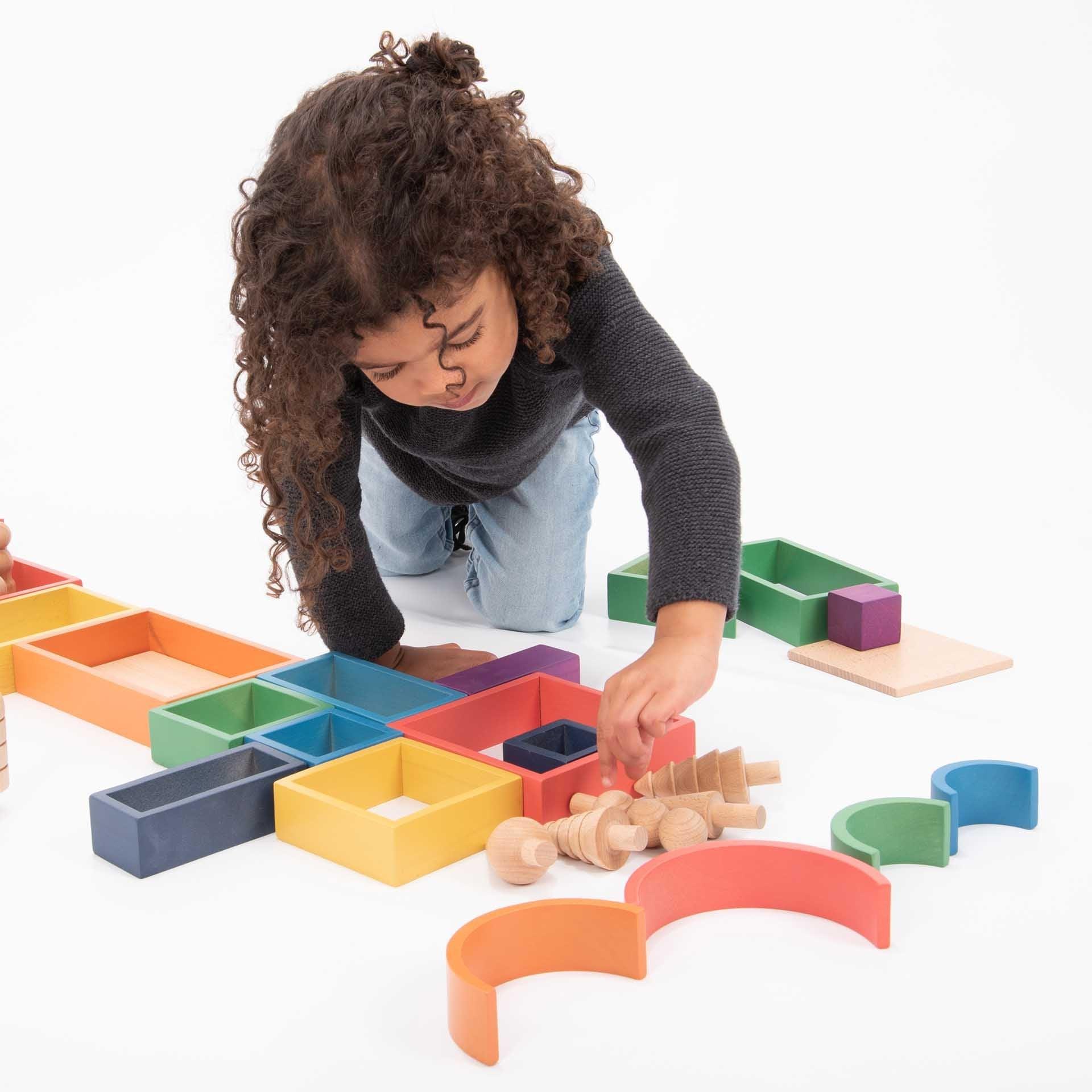 Tickit Woodland alberi legno 10 pezzi faggio