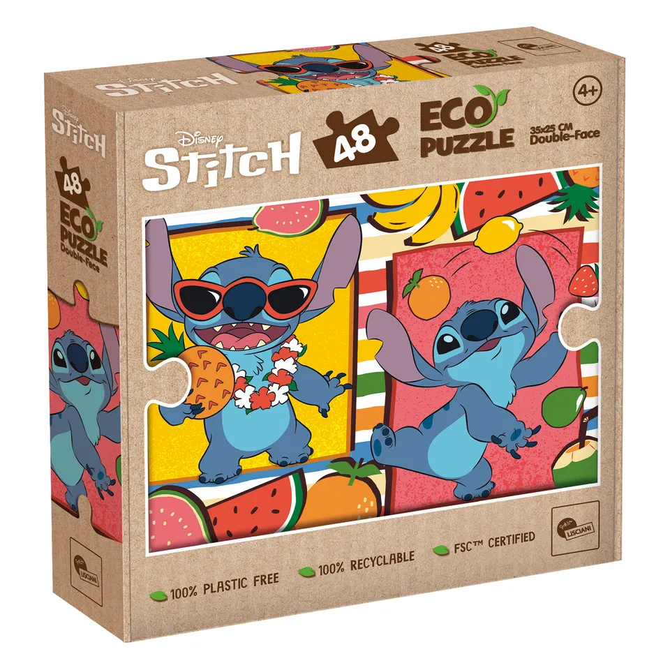 Lisciani Disney Eco-Puzzle Mini 48 puzzle Stitch double-face
