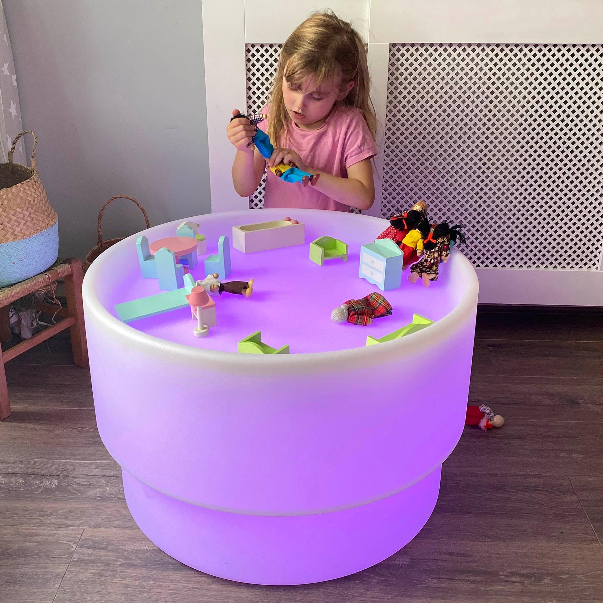 Tickit Discovery Glow Table Tavolo Luminoso con Telecomando