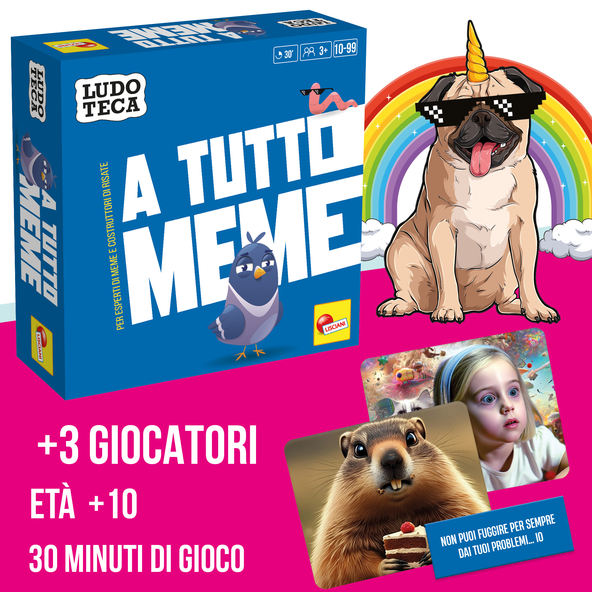 Lisciani Ludoteca A Tutto Meme gioco carte meme divertenti