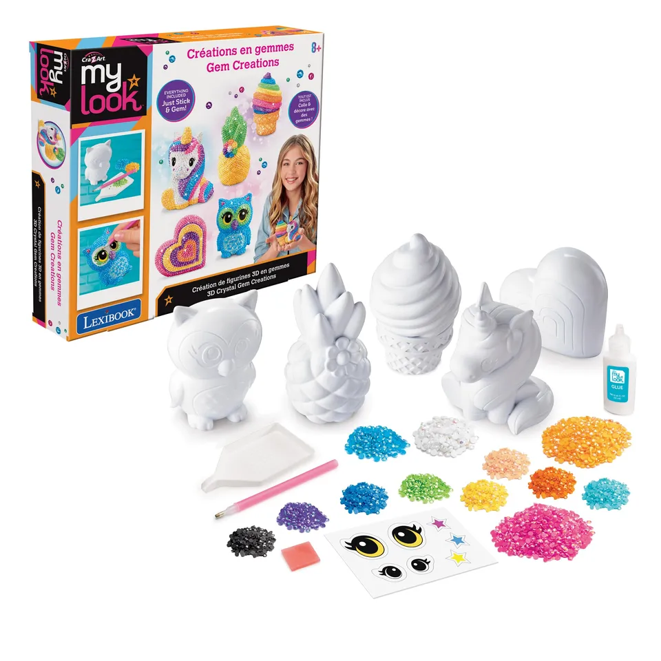 Lexibook CRSS4 kit figurine 3D pietre preziose