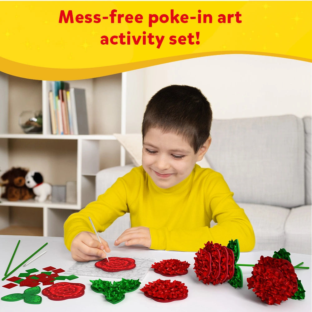 Skillmatics Poke-in Art Rose Bouquet kit creativo bouquet 4 rose