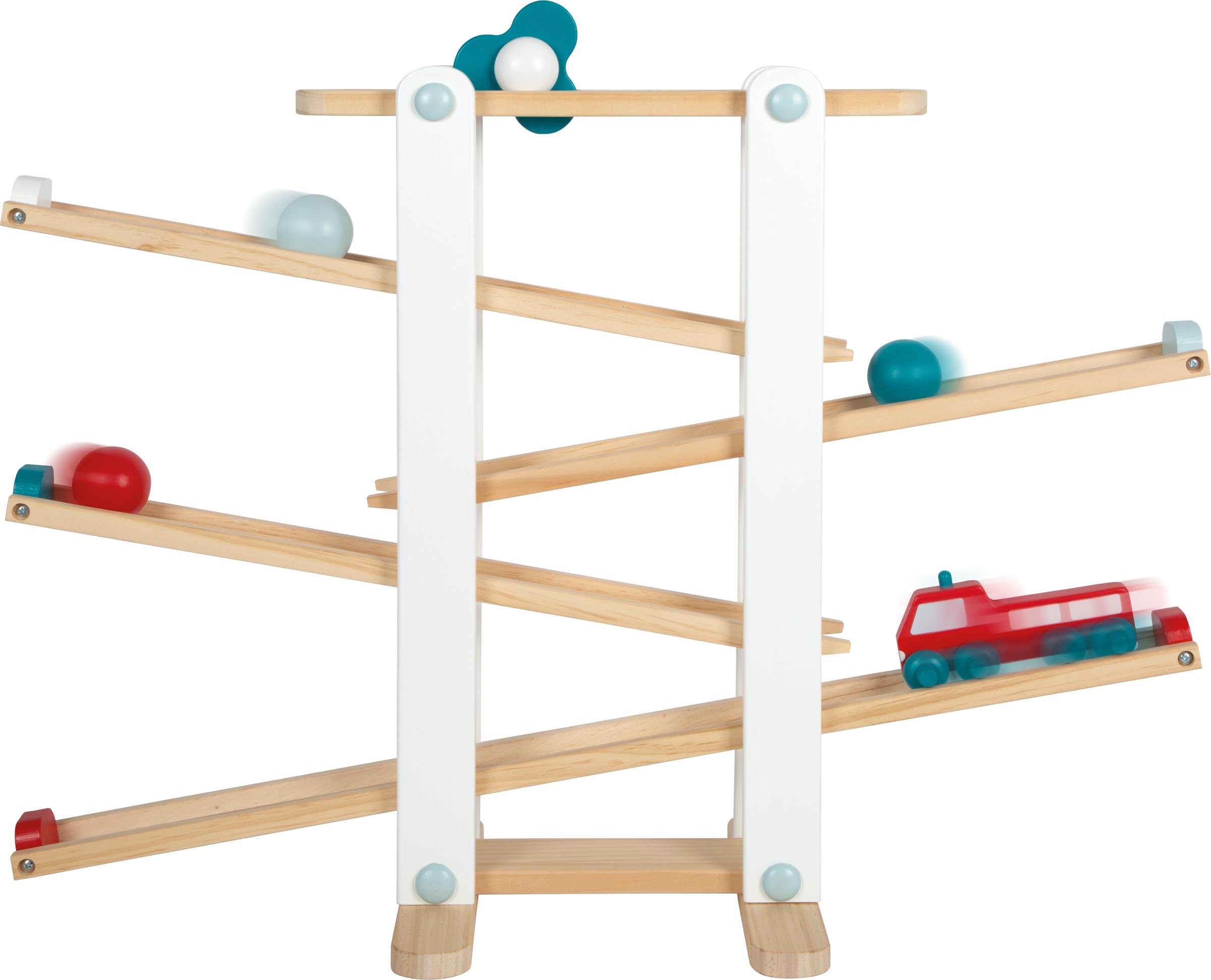 smallfoot 12549 pista biglie legno pista di marmo