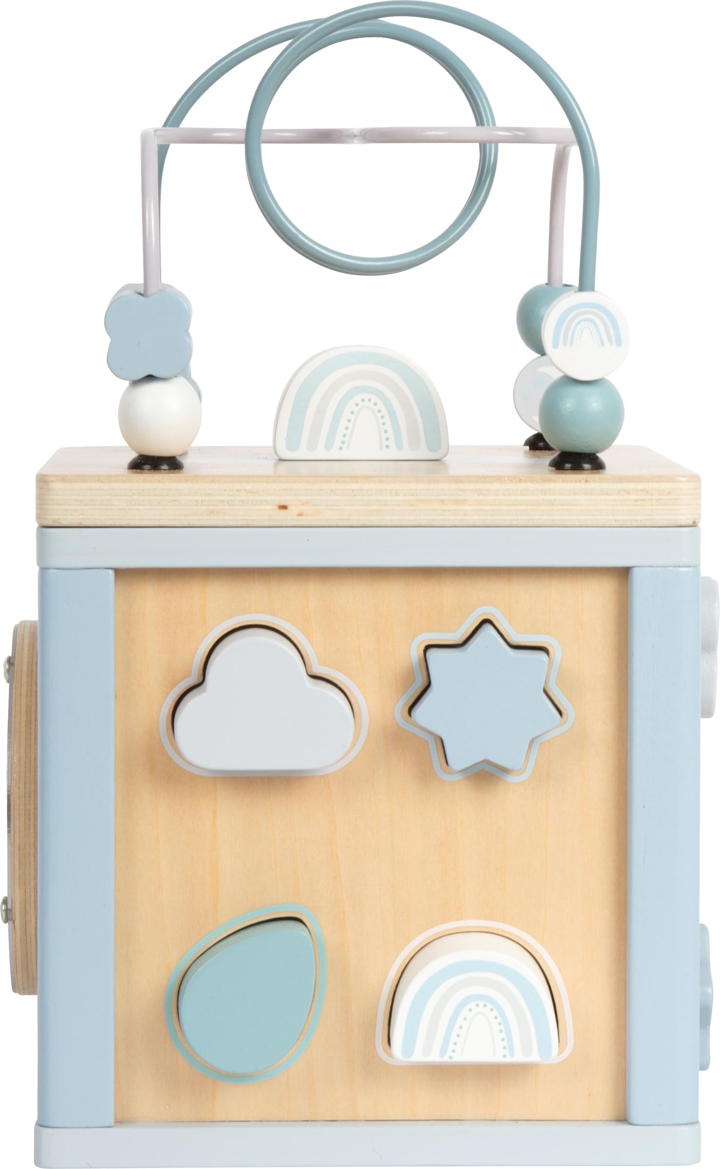 smallfoot 12804 dado motricità blu legno 12 mesi