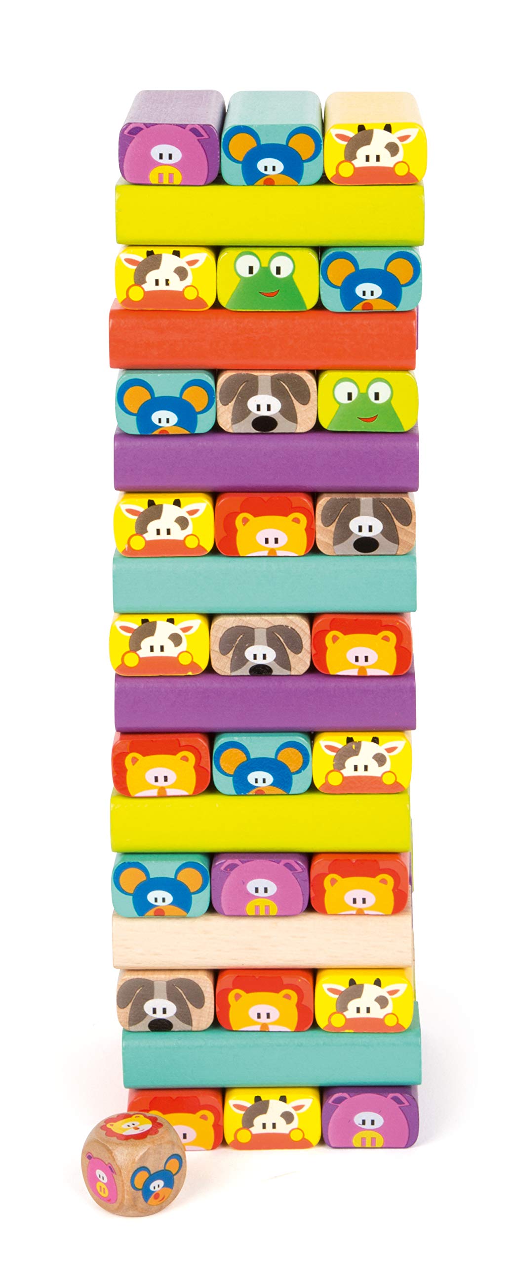 small foot Torre Traballante 11973 Gioco Legno Animali