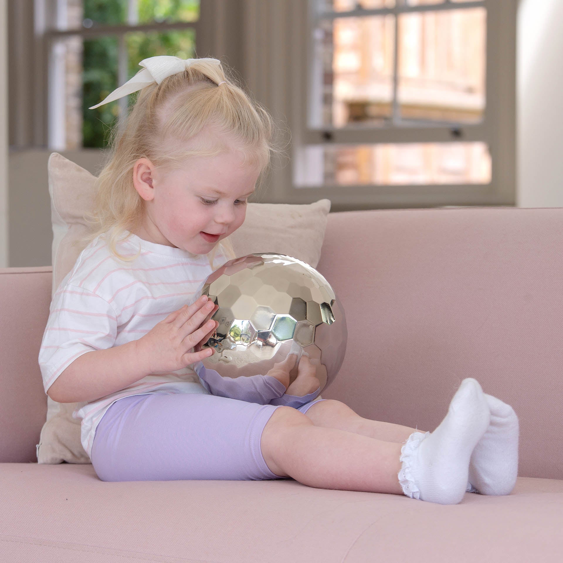 Tickit Sensory Steel Tumble Ball palla sensoriale 15 cm acciaio