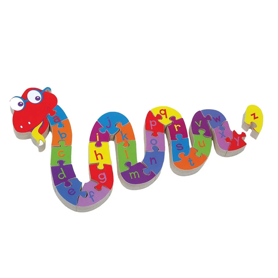 smallfoot 6235 Serpente ABC Puzzle in Legno