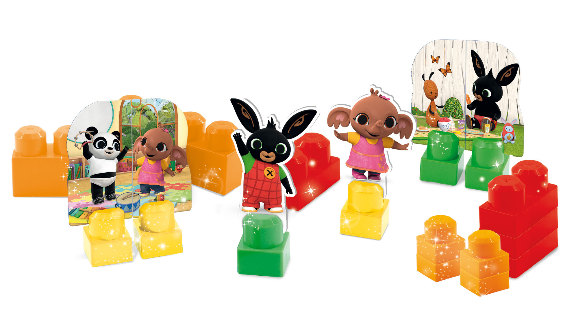 Lisciani Bing Zainetto Baby Blocks Rosso mattoncini bimbi