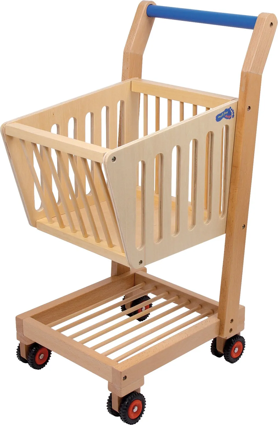 smallfoot Natura carrello spesa in legno