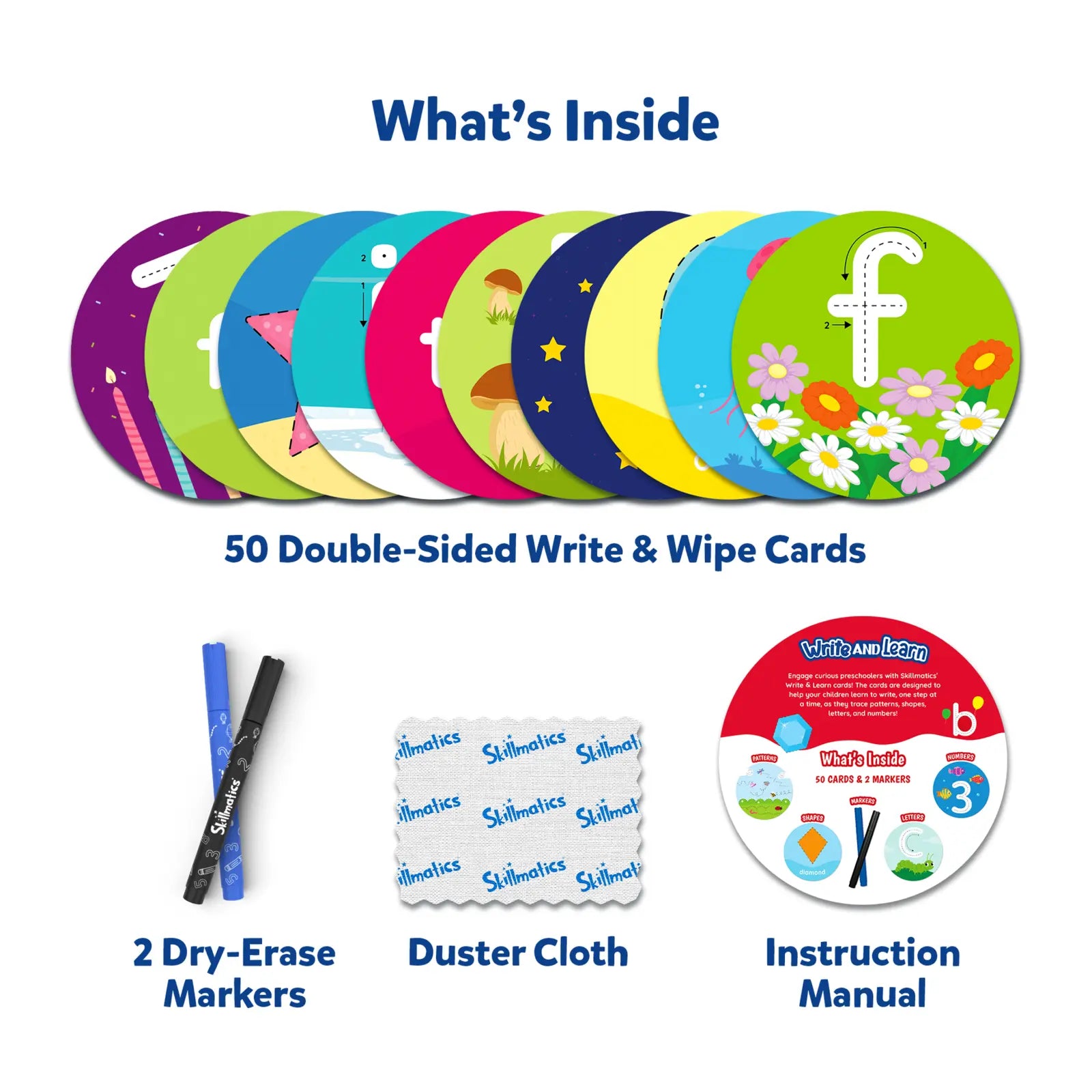 Skillmatics Write & Learn Write and Learn schede scrittura prescolare