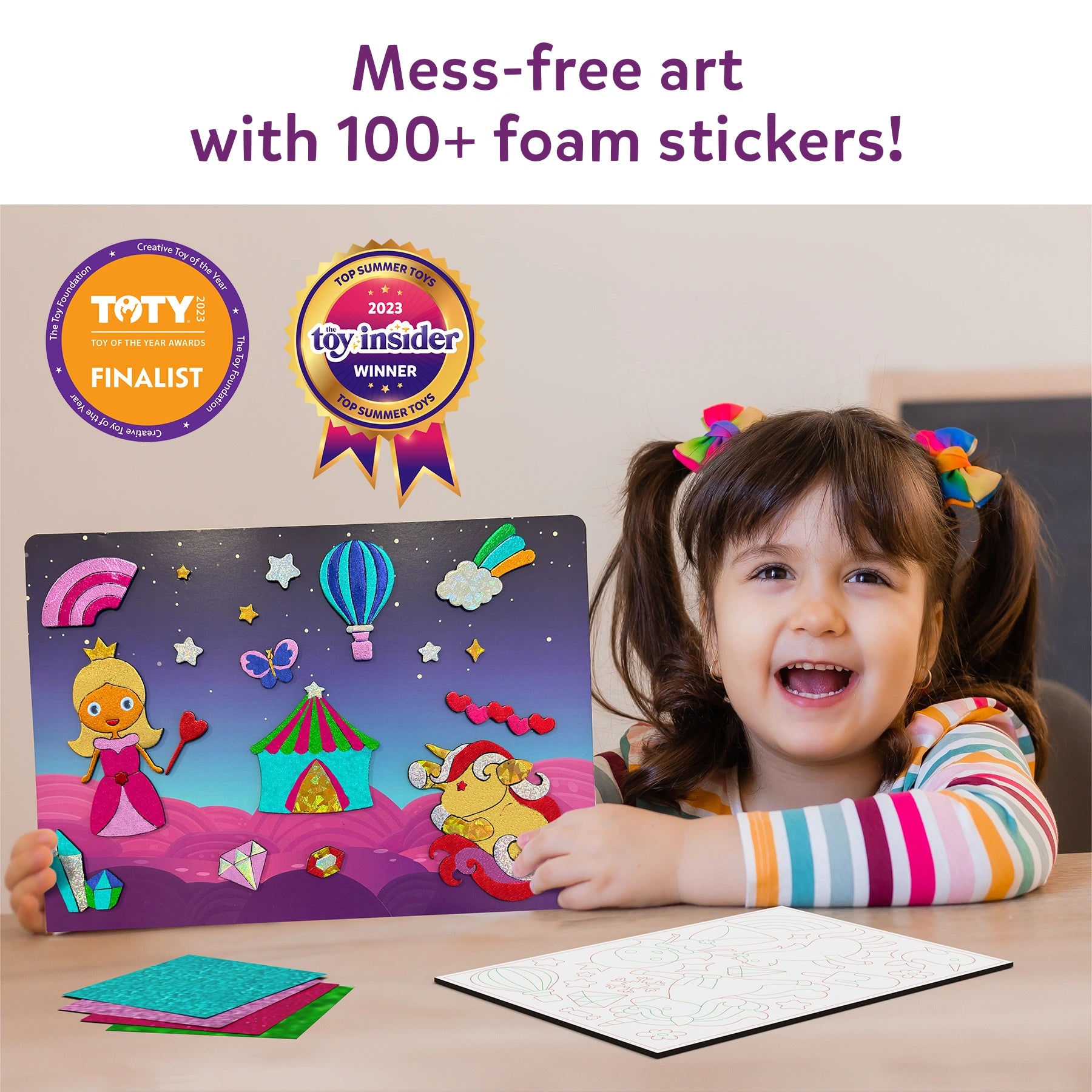 Skillmatics Foil Fun Unicorn Princess kit arte foil 4-9 anni