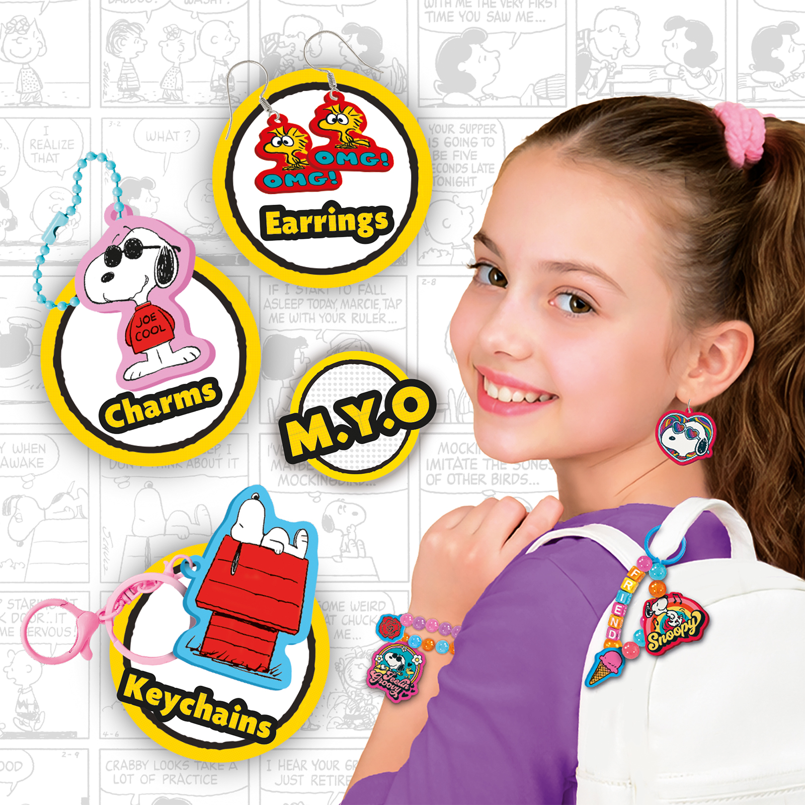 Lisciani Peanuts My Creative Accessories kit gioielli