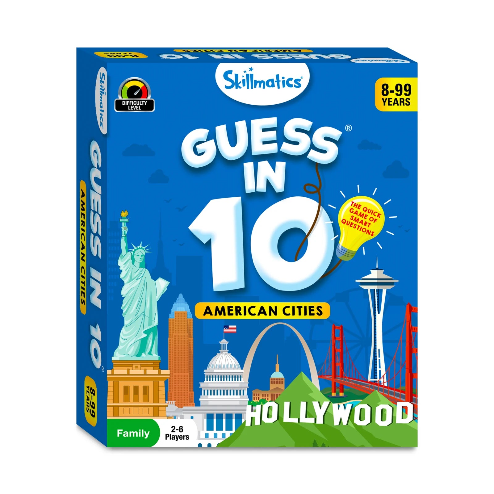 Skillmatics Guess in 10 American Cities gioco carte