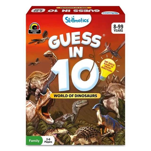 Skillmatics Guess in 10 Dinosauri gioco carte 8+ anni