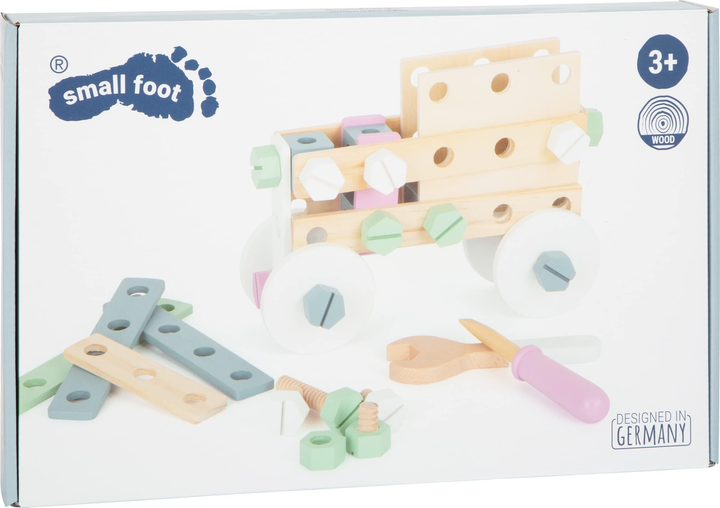 Smallfoot Nordic 11875 set costruzioni legno con attrezzi