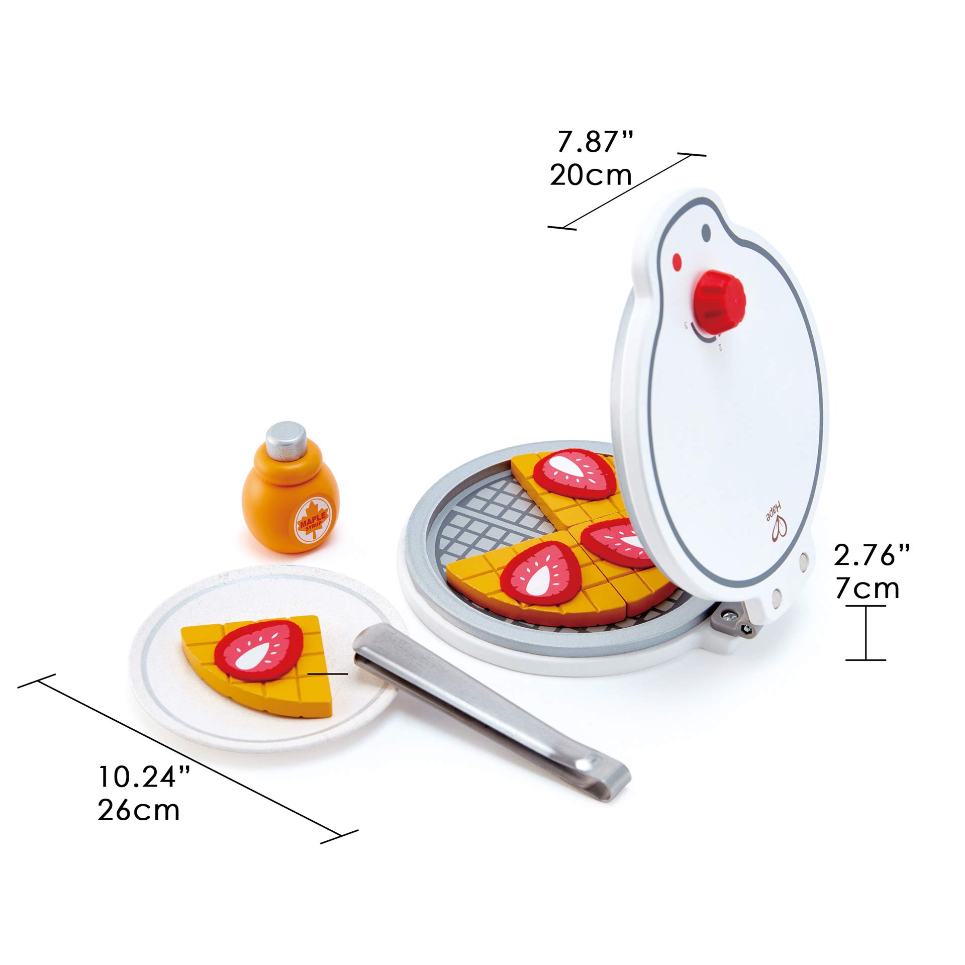 Hape E3138 set waffle cucina giocattolo con fragole