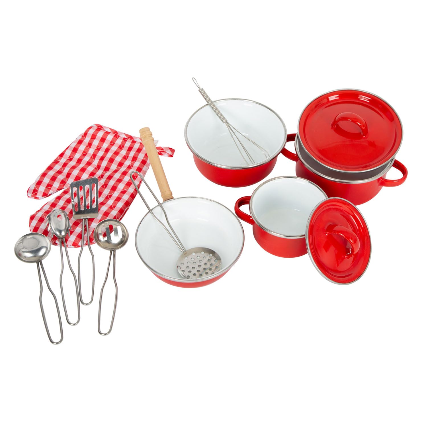 smallfoot 5302 Deluxe set forno 18 pezzi gioco cucina legno