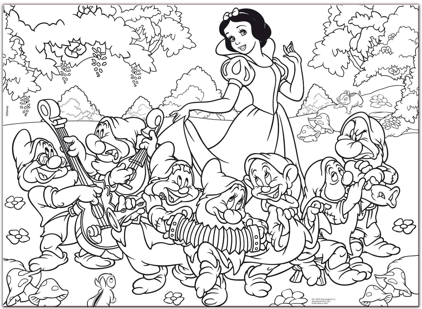 Lisciani Disney Puzzle Df Maxi Floor 150 Snow White pavimento