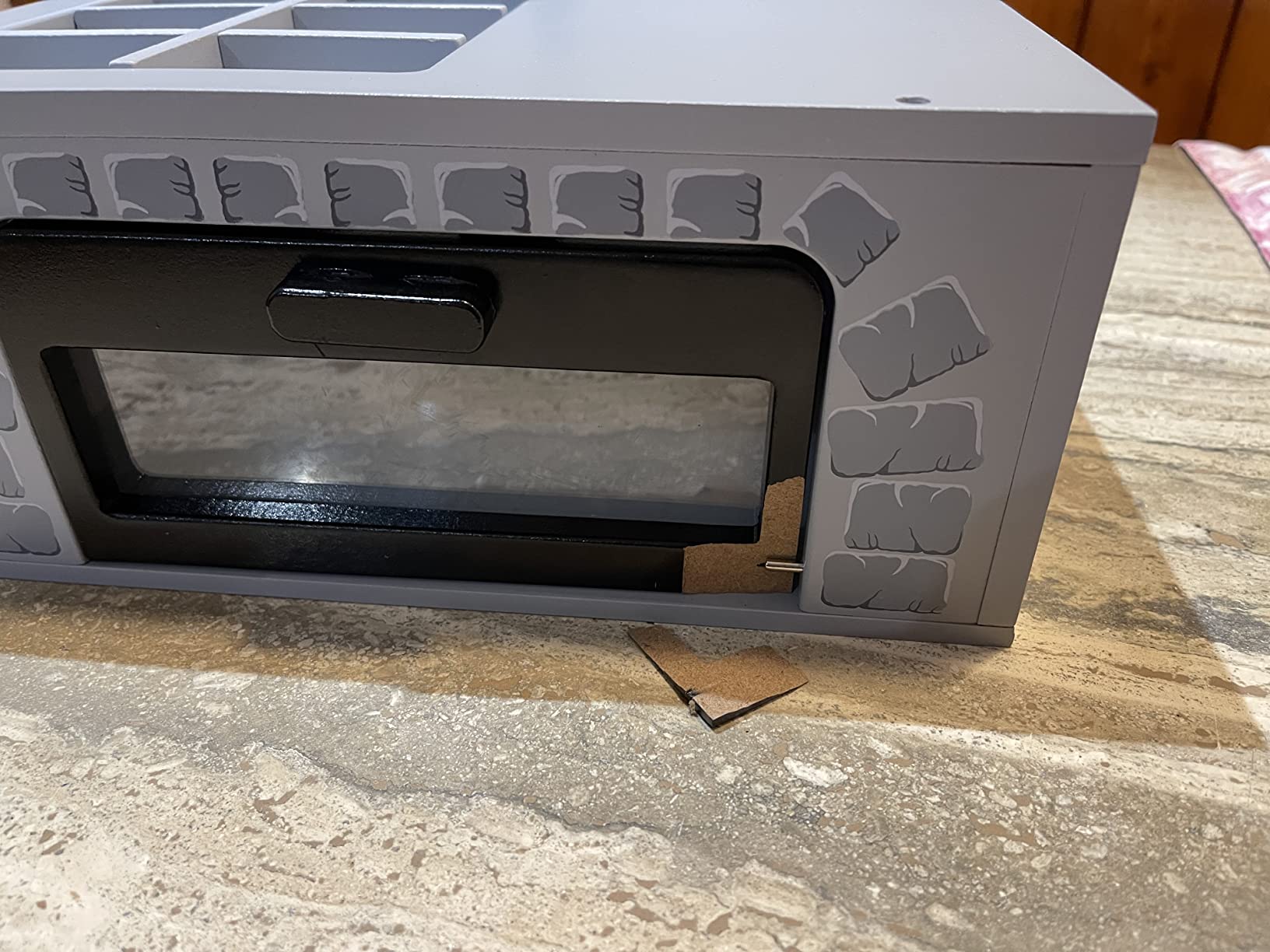 smallfoot 11184 microonde giocattolo legno forno 3 anni