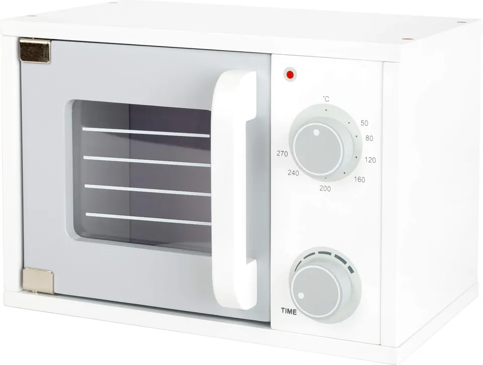 smallfoot 11184 microonde giocattolo legno forno 3 anni