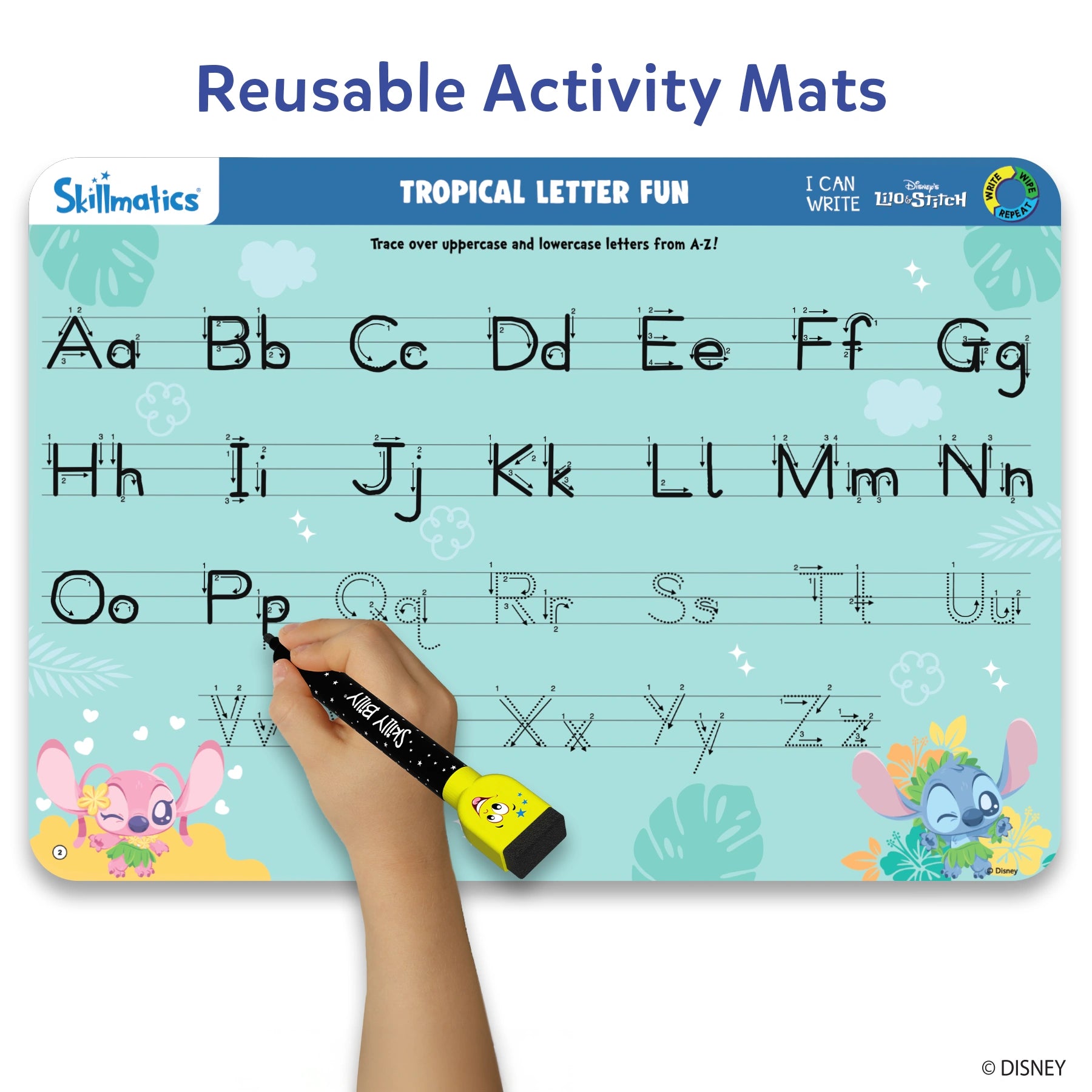 Skillmatics I Can Write Lilo Stitch schede didattiche 3-6 anni