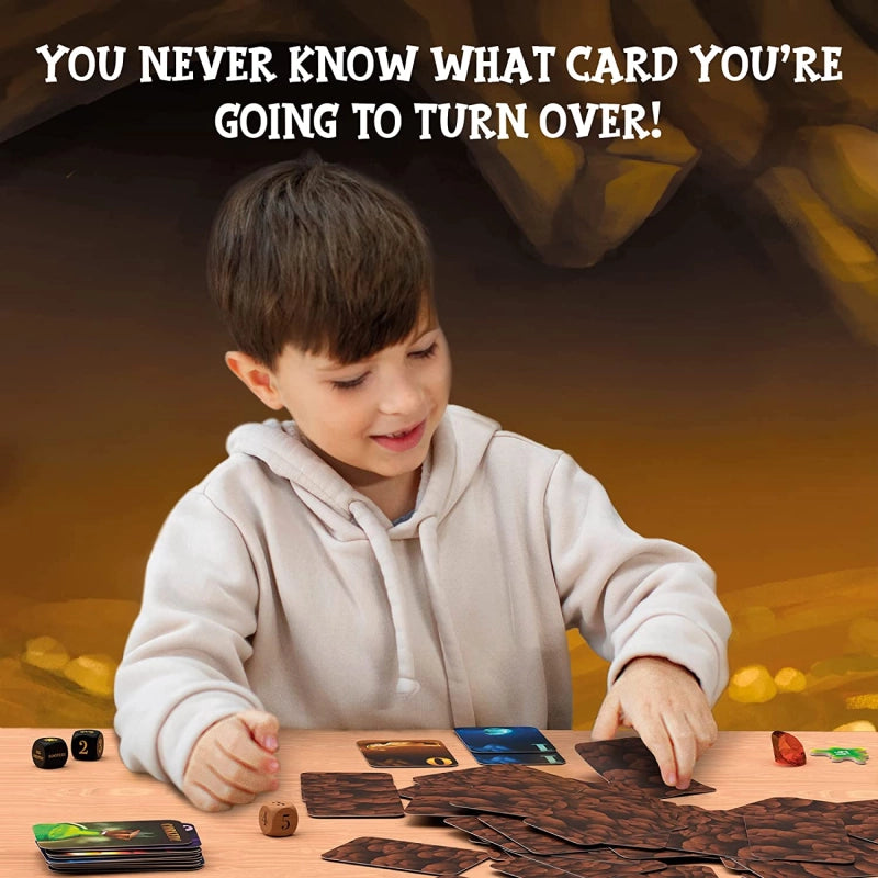 Skillmatics Dig In gioco carte fortuna famiglia 6+