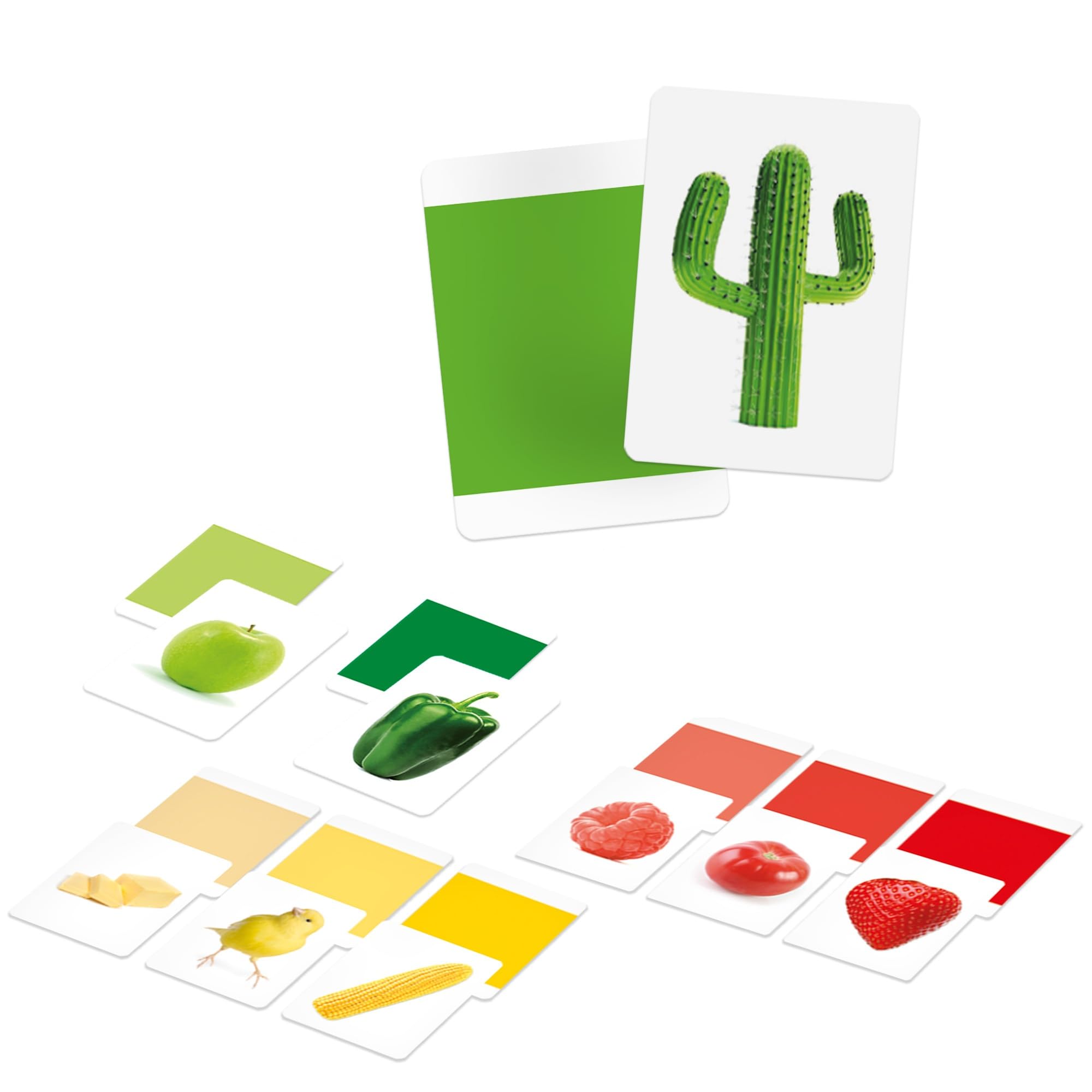 Headu Maxi Flashcards Montessori Colors carte colori 2-5 anni