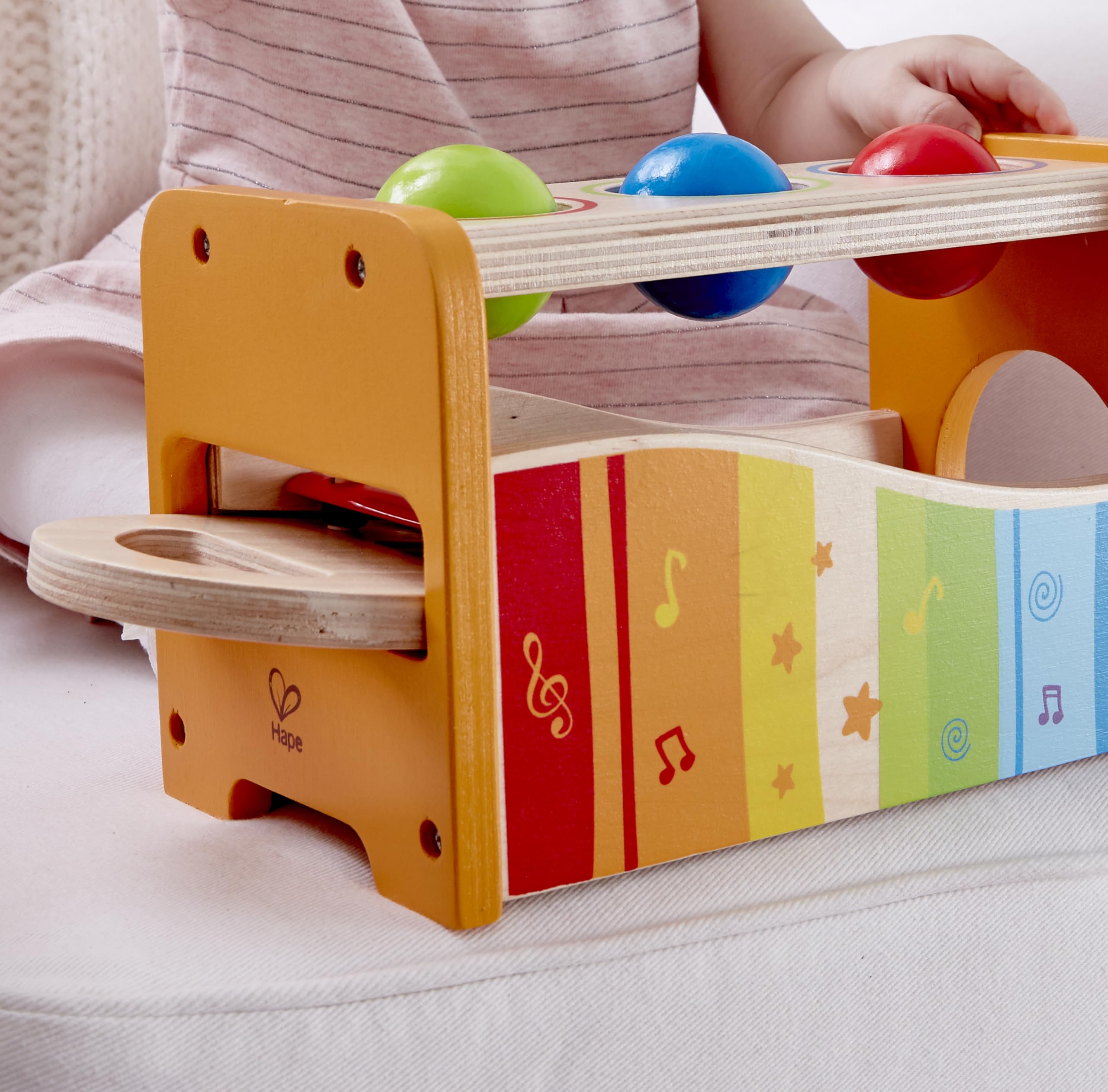 Hape banco palline xilofono in legno per bambini