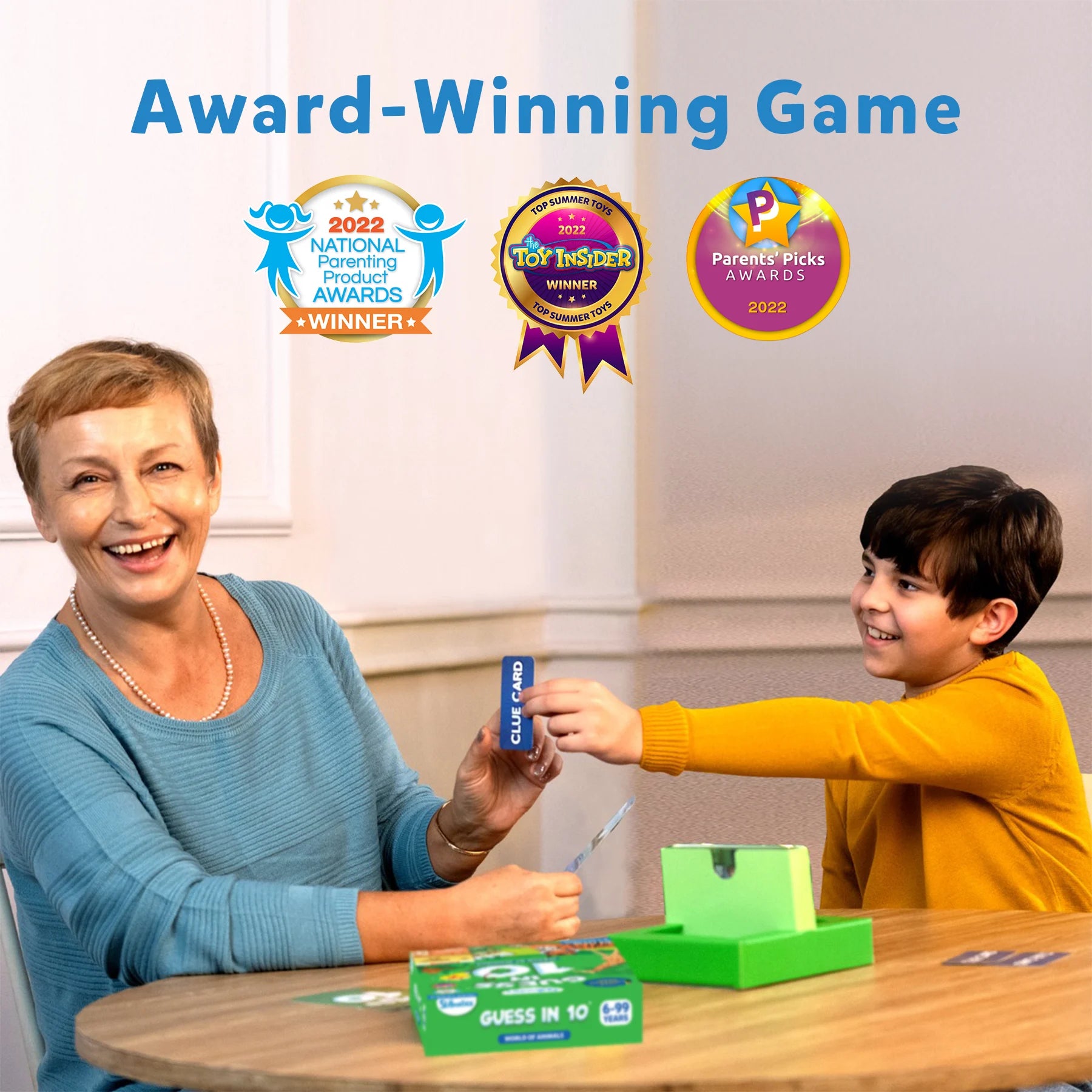Skillmatics Guess in 10 World of Animals gioco carte animali 6+ anni