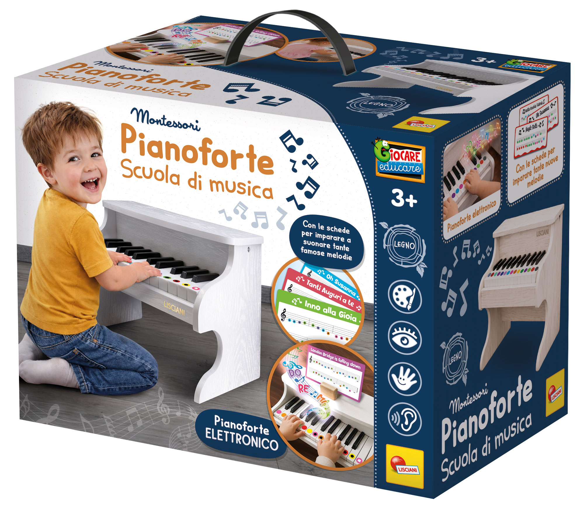 Lisciani Montessori Pianoforte Scuola di Musica pianoforte legno