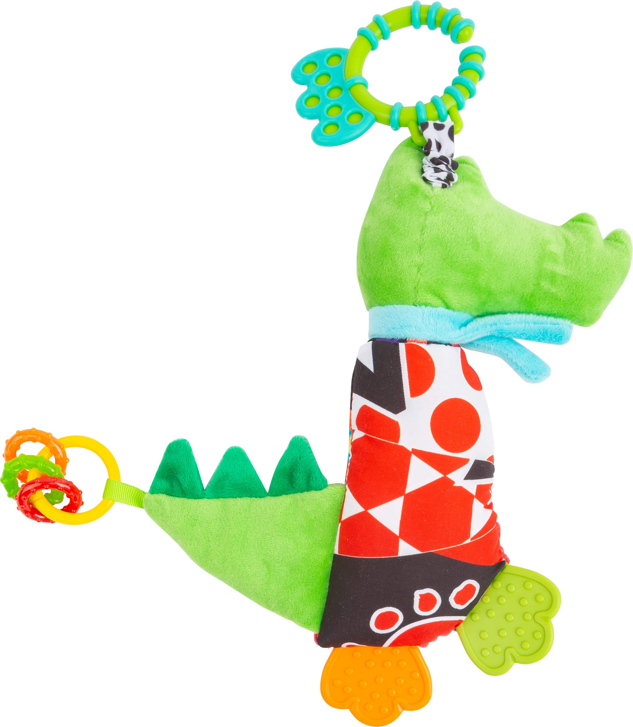 smallfoot 11423 Peluche Coccodrillo Sonaglio Neonati