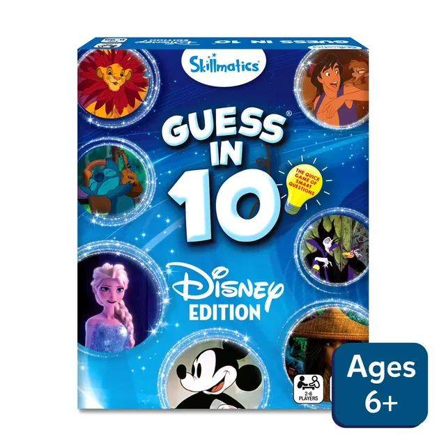 Skillmatics Guess in 10 Disney gioco carte 6+ anni