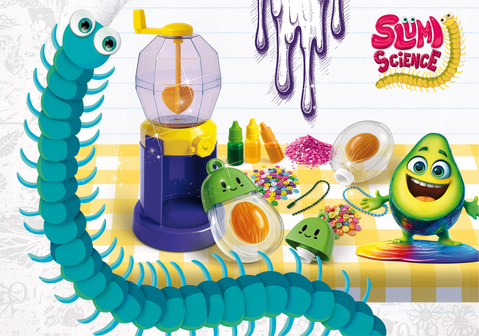 Lisciani Slumi Science La Fabbrica degli Avocado kit squishy