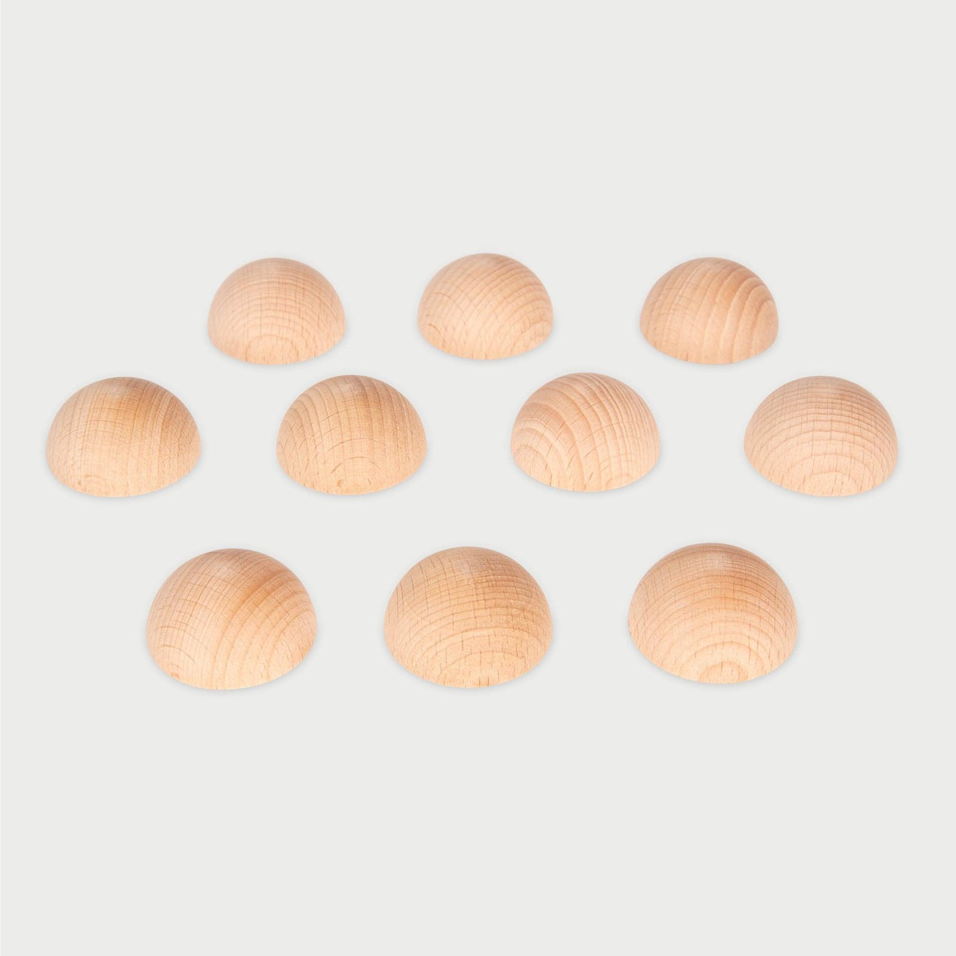 Tickit Semispheres semisfere in legno 10 pz 4 cm