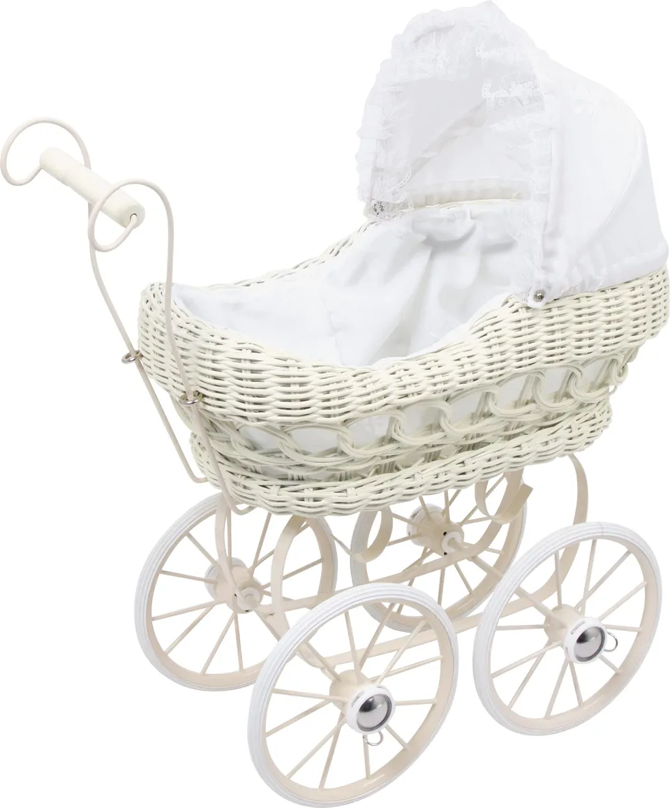 smallfoot Odette carrozzina bambole legno con cappottina