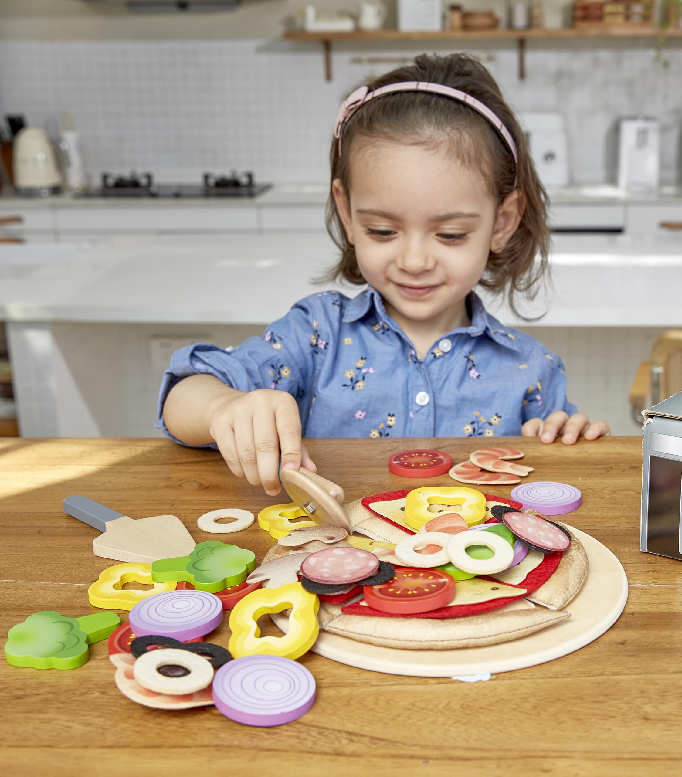 Hape E3173 Pizza Perfetta gioco pizza in legno da 3 anni