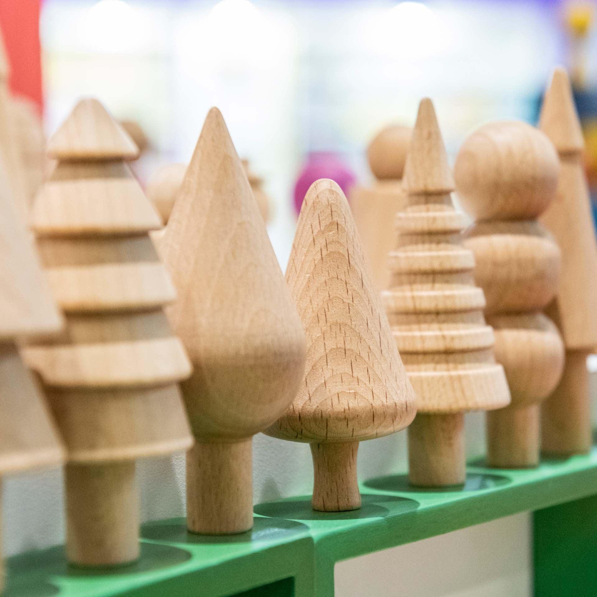 Tickit Woodland alberi legno 10 pezzi faggio