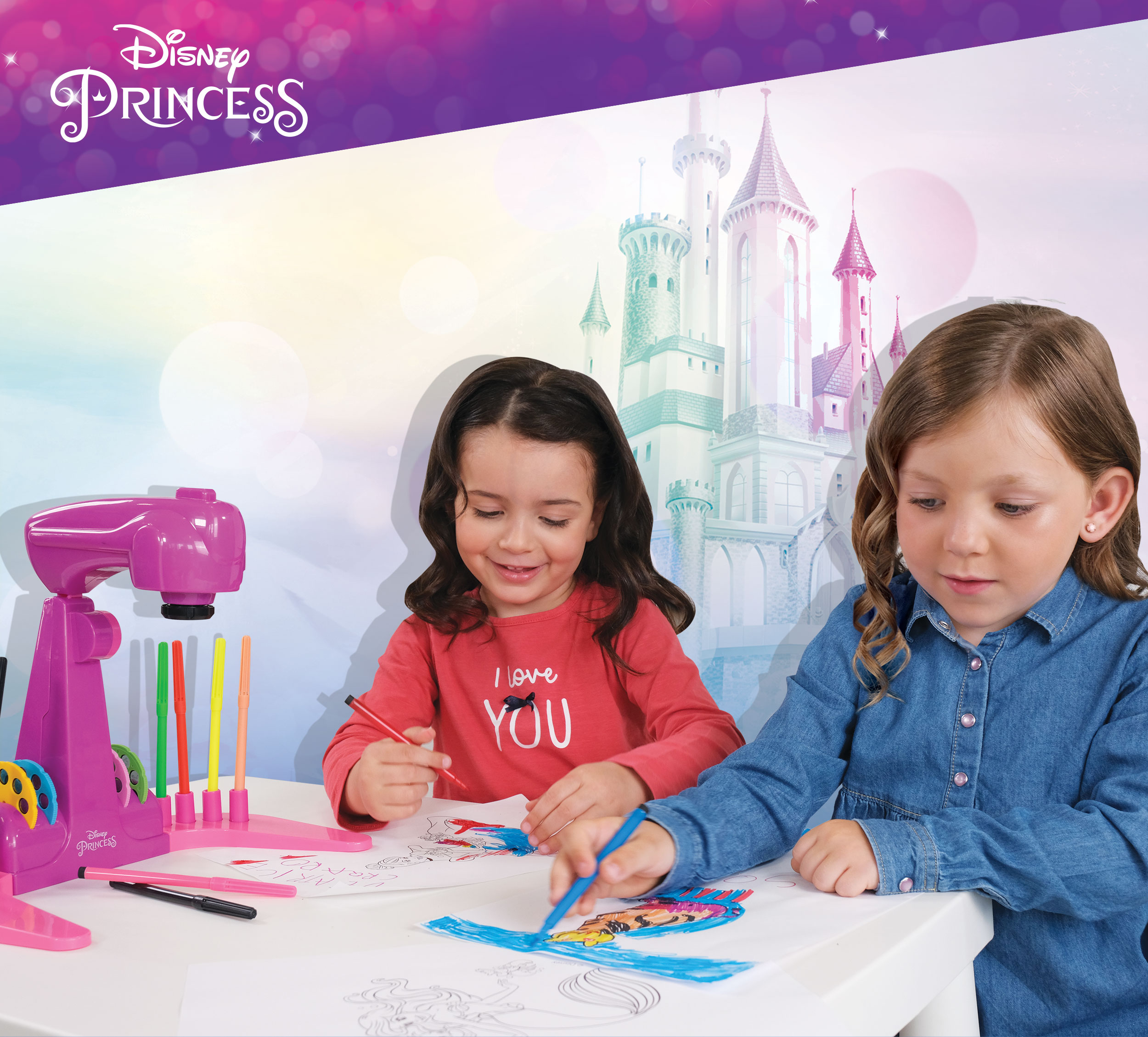 Lisciani Princess Projector Drawing School proiettore disegno