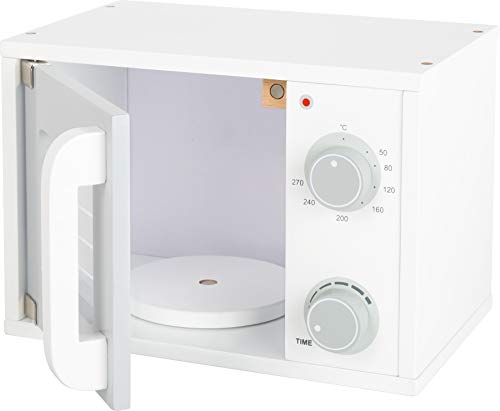 smallfoot 11184 microonde giocattolo legno forno 3 anni