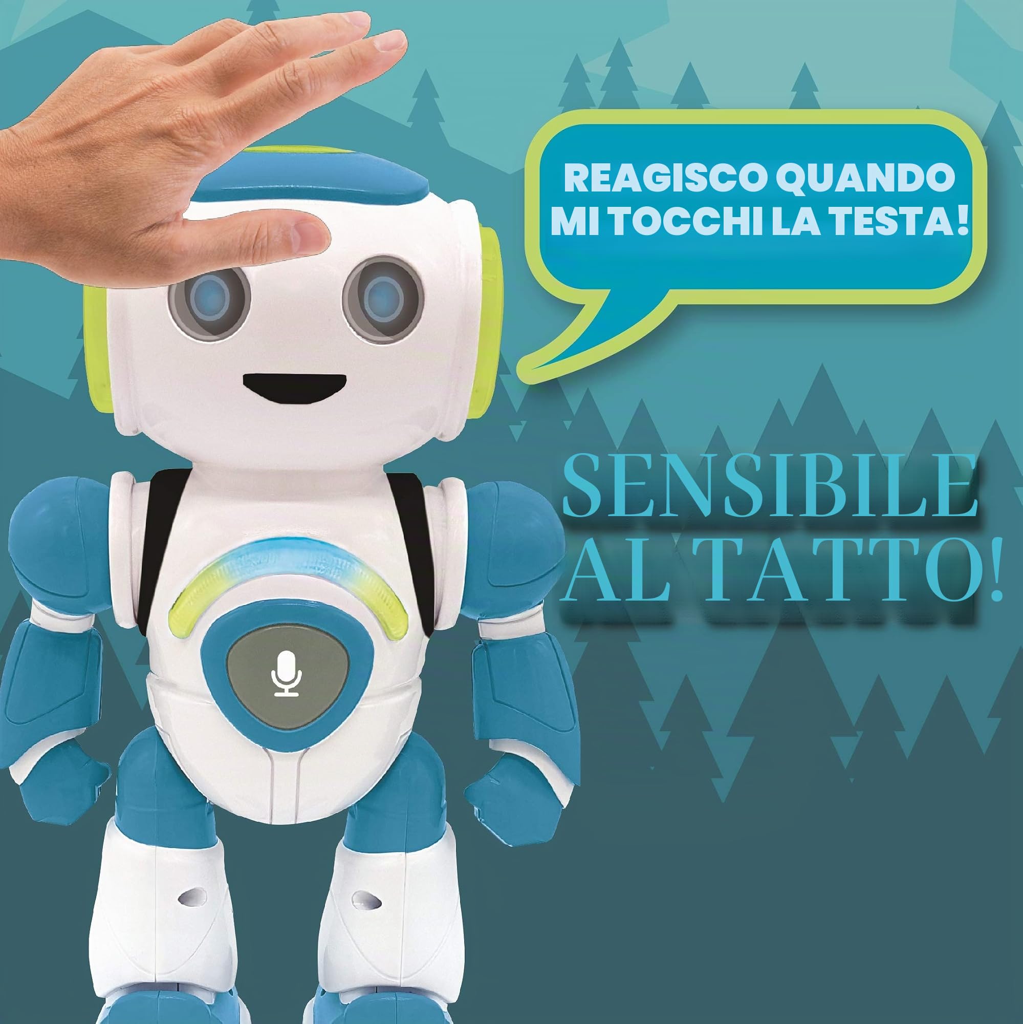 Lexibook Powerman ROB20ES Robot Giocattolo Blu
