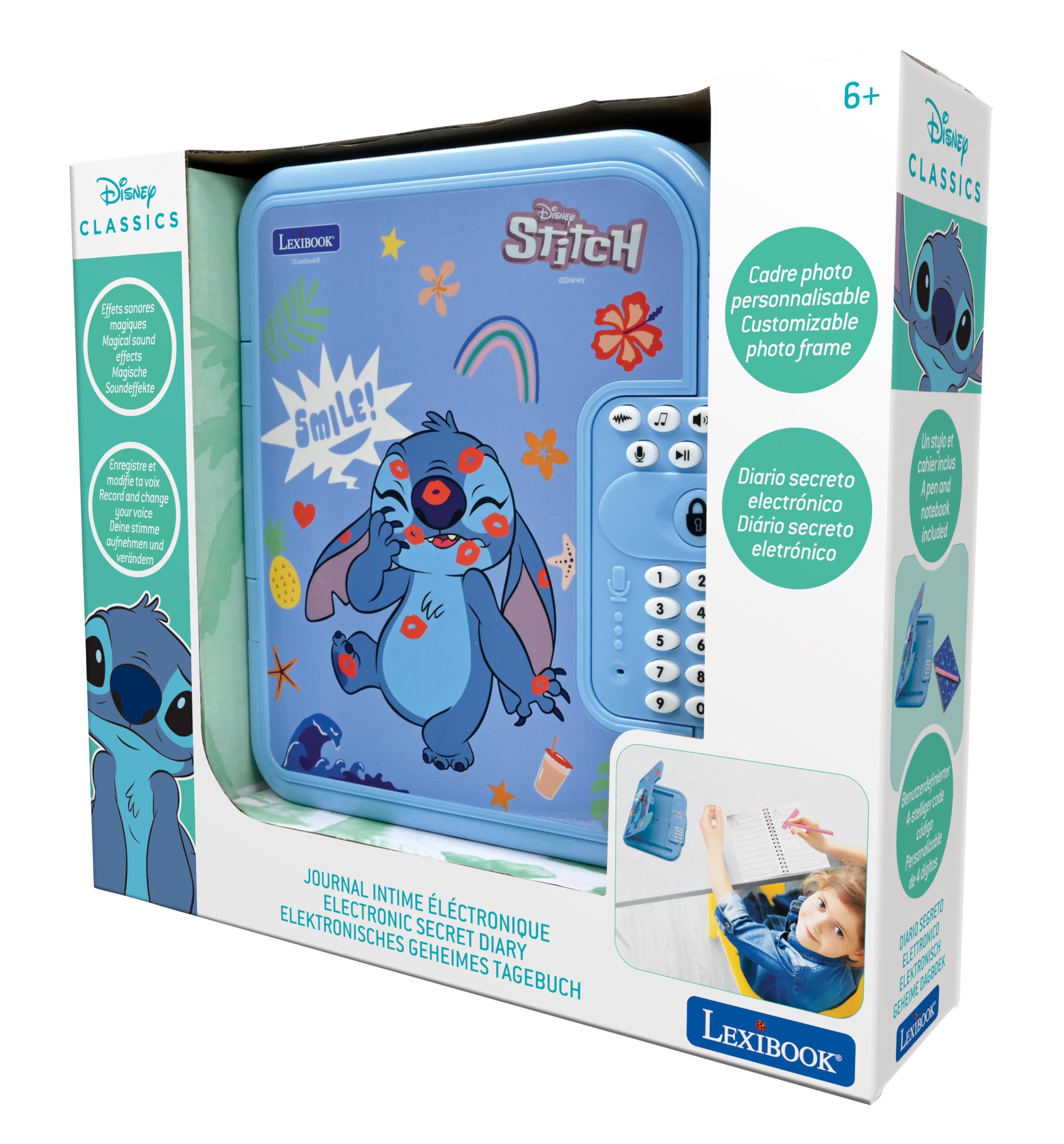 Lexibook Stitch SD50DLXB diario elettronico blu