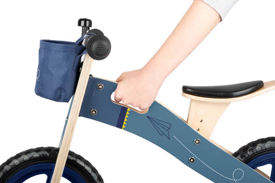 smallfoot 11614 bici senza pedali aereo di carta sella regolabile