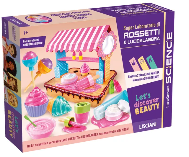 Lisciani I'm a Genius Laboratorio Rossetti kit make up 2 in 1